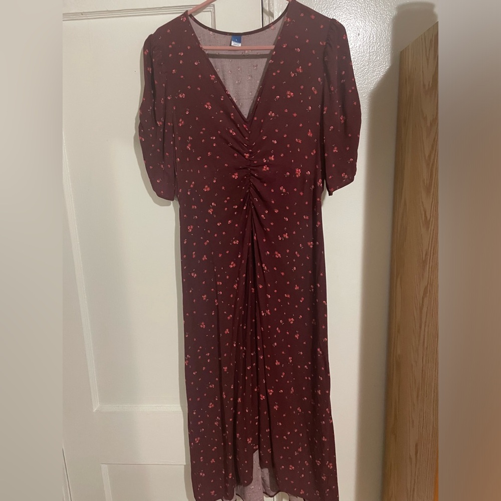quarter sleeve floral old navy dress